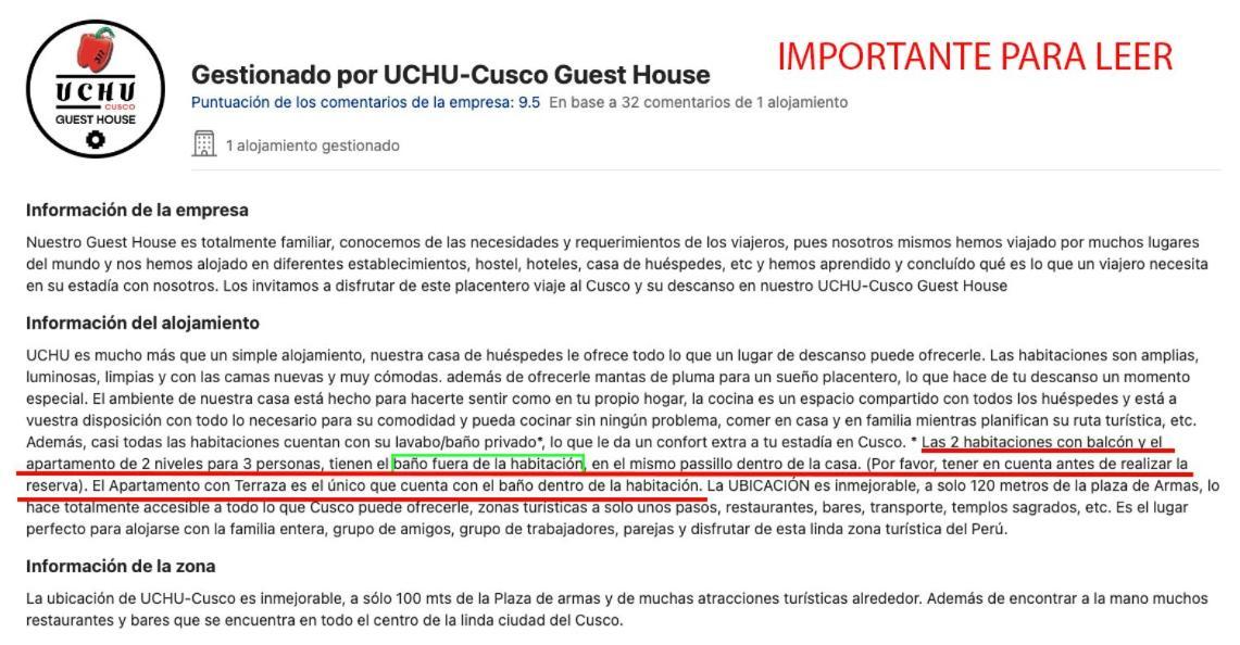 Uchu Cusco - Guest House Exterior foto